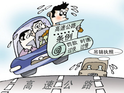 超速违章很严重!